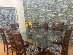 selling dining table with 8 chairs