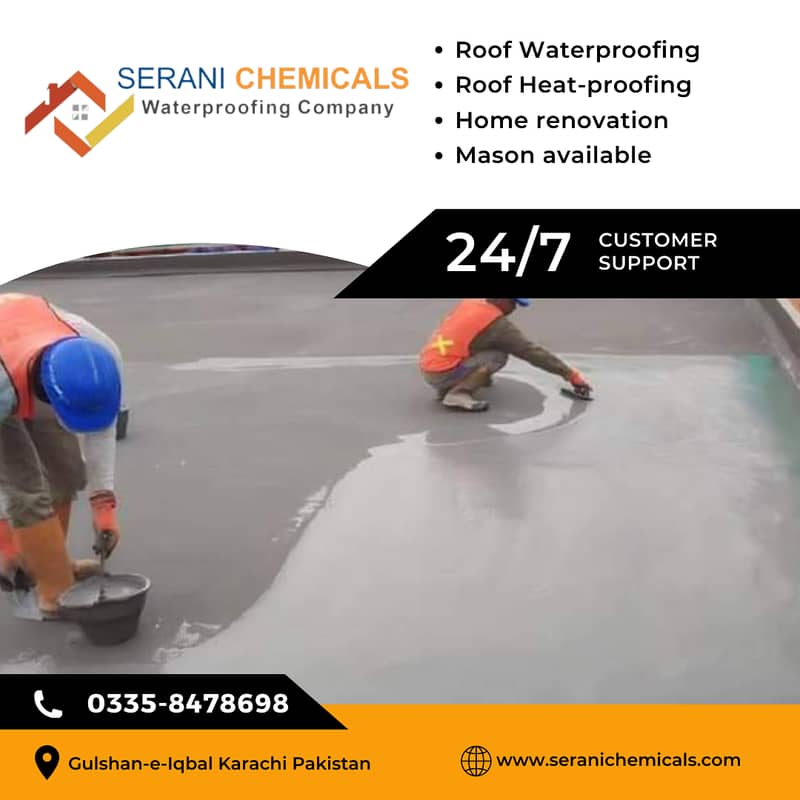 Waterproofing solutions/Roof leakage repair / Heat proofing 0