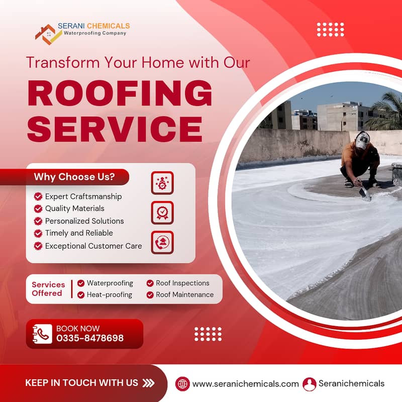 Waterproofing solutions/Roof leakage repair / Heat proofing 3