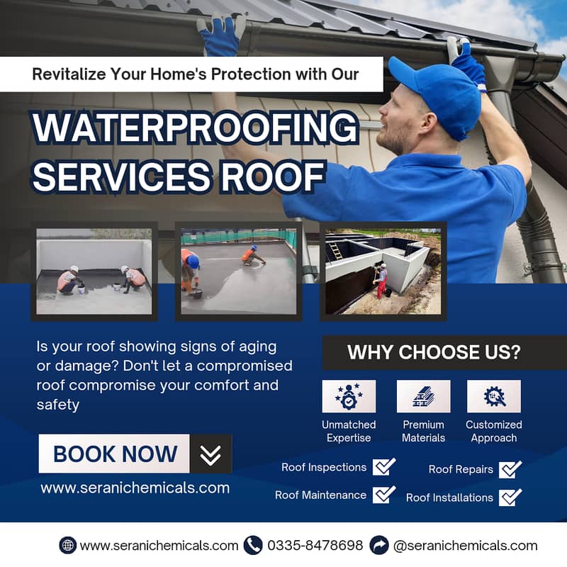 Waterproofing solutions/Roof leakage repair / Heat proofing 4