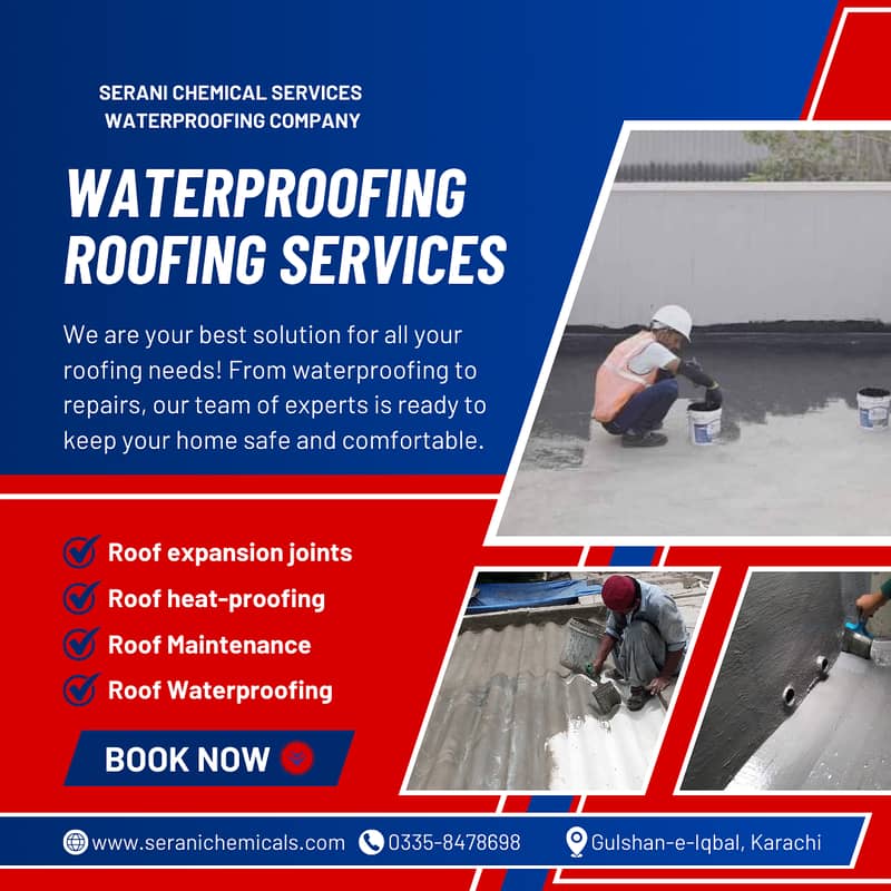 Waterproofing solutions/Roof leakage repair / Heat proofing 9