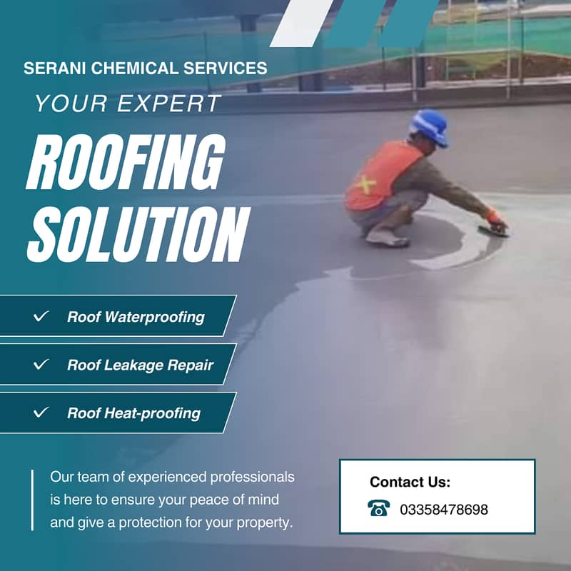 Waterproofing solutions/Roof leakage repair / Heat proofing 10