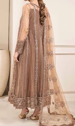 Branded stitched Frock with netdupatta