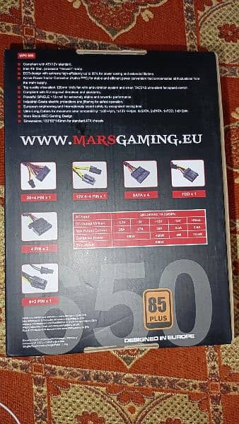 Gaming Power Supply MARS GAMING MPII 650W Brand New Condition 2