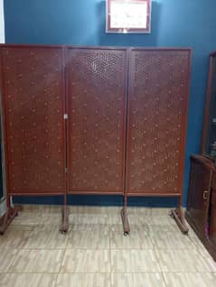 wooden partition