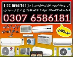 AC / split AC / Window. AC / inverter AC / ac sale purchased