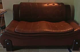 7 Seater Leather Sofa Set