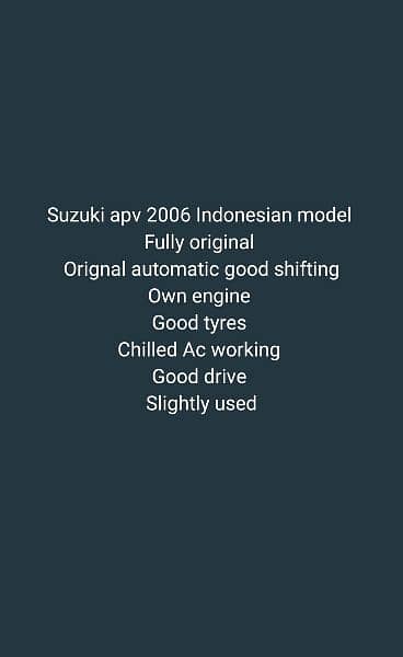 Suzuki APV 2006 5