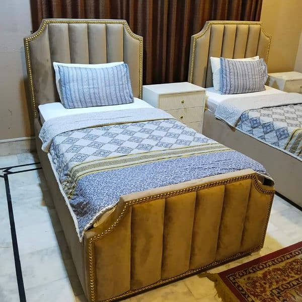 Wooden songle beds new 1