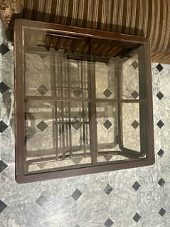 Brown Center Table with two side tables for TV Lounge