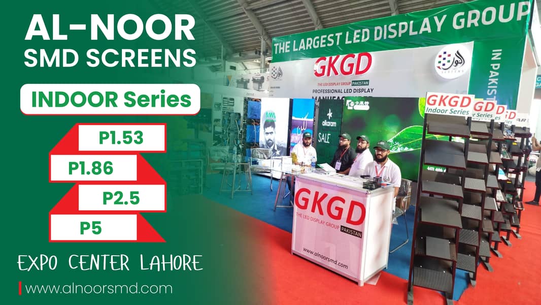 INDOOR SMD SCREEN |  | P1.53, P1.86, P2.5 | GKGD LED Display 3