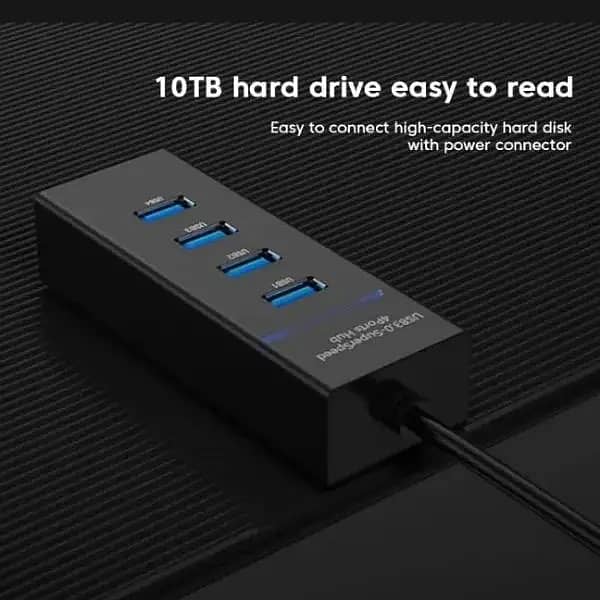 HIGH SPEED 5GBPS USB 3.0 Hub 4 Ports Extension 1