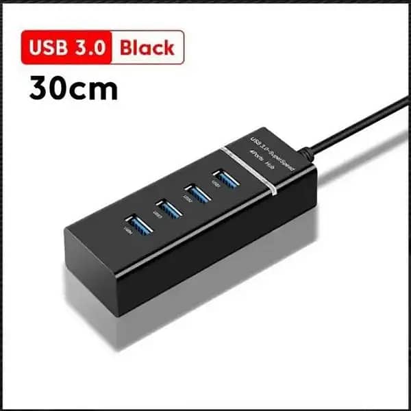 HIGH SPEED 5GBPS USB 3.0 Hub 4 Ports Extension 2