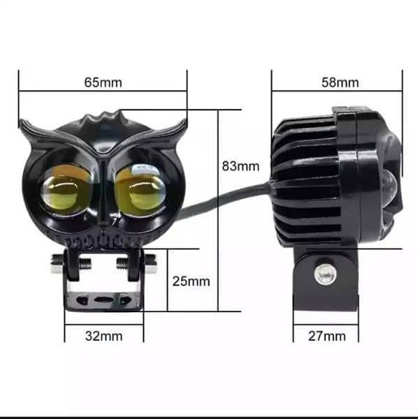 Owl shape Fog light 1