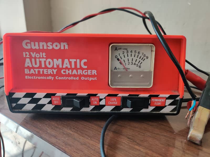 Battery Charger 12 Volt Automatic Made In Hong Kong 9