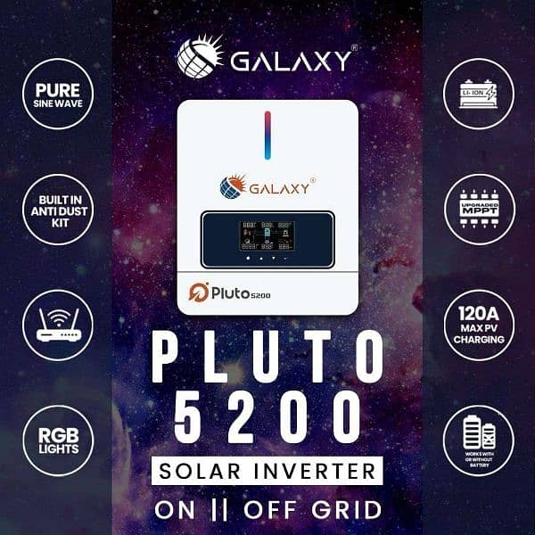 Galaxy Pluto pv 5200 inverter  box packed 1