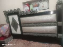 bed set complete 2 side tables and dressing. . . mattress foam nahi hai