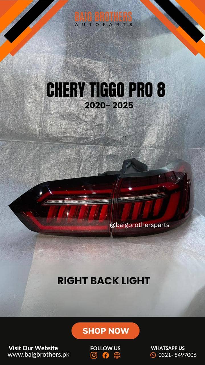 Haval H6 Chery Tigo Bumper Digi Door Fender Bonnet Showgrill Headlight 16