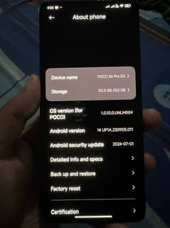 Poco x6 Pro 12/512gb PTA| Yellow Leather Color | 10/10