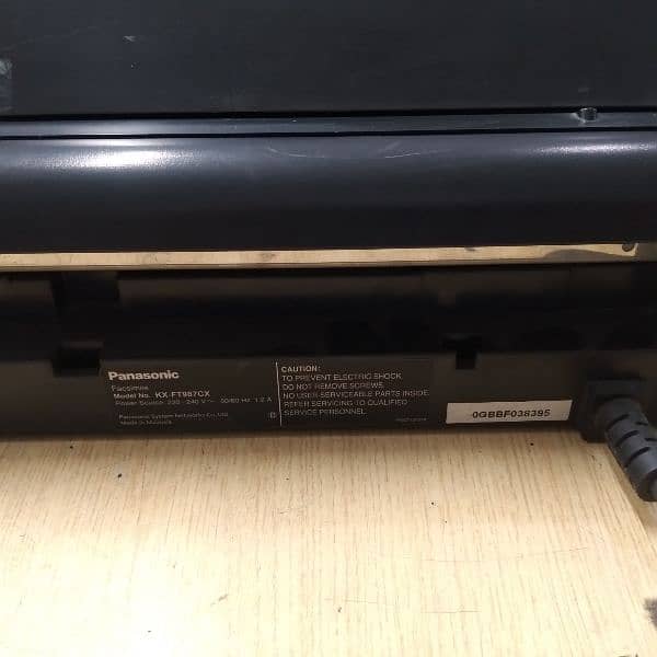 panasonic Fax Machine Model KX-FT987 5