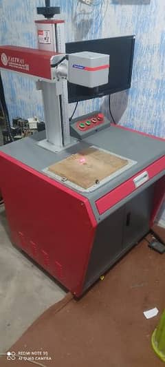 Laser printing machine for fiber 50 Wats