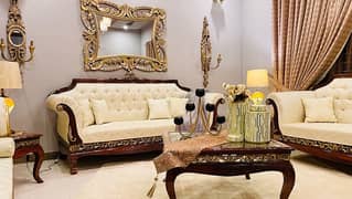 gourmet sofa set with tables