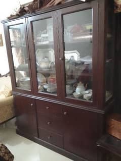 wooden show case