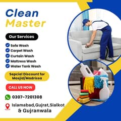 Sofa Cleaning in Gujranwala - Carpet wash - Curtains wash