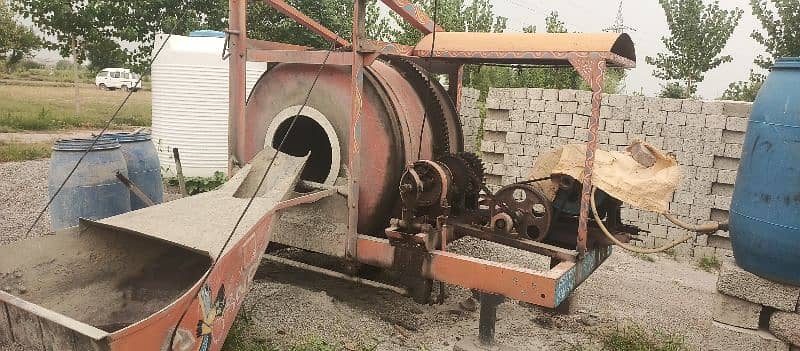 Block machine and mixcher 0