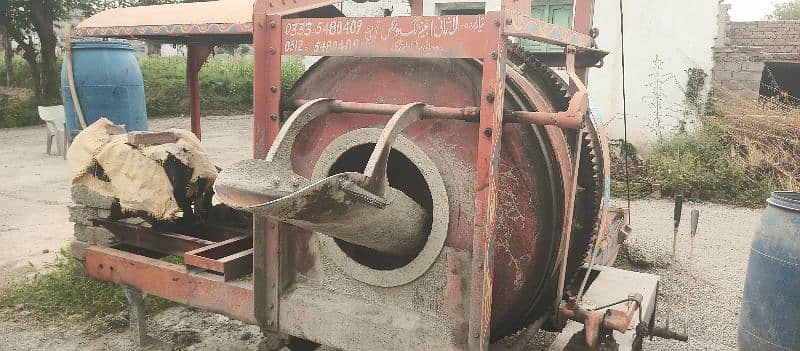 Block machine and mixcher 1