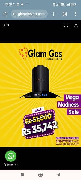 glam gas 10