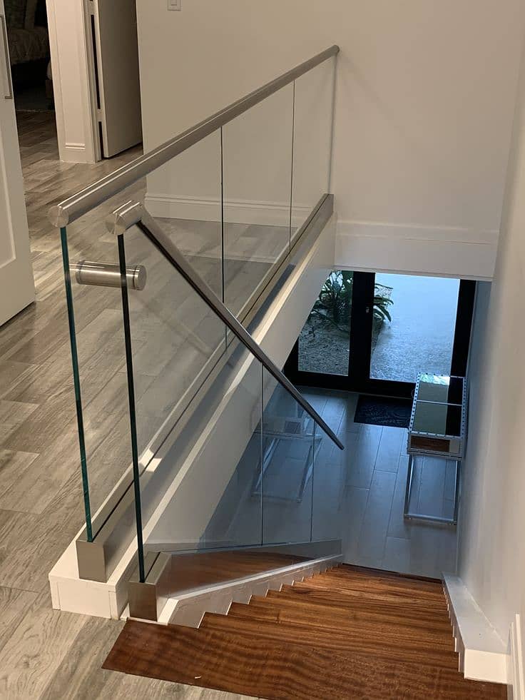 Glass railing / glass staircase / Terrace glass railing 4