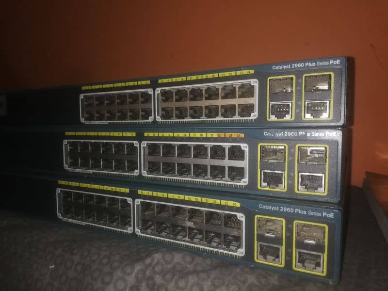 Cisco 24PORT switch CATALYST 2960plus series SI and PoE 3