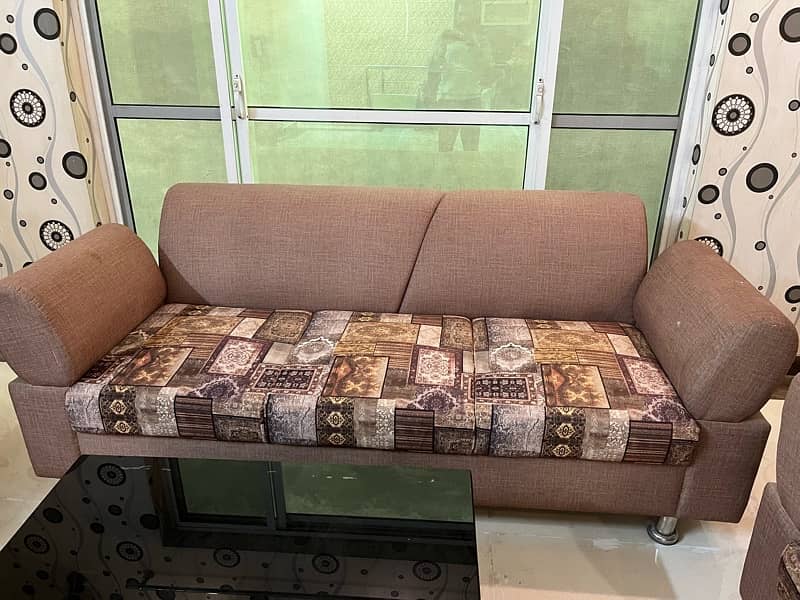 Compelete Sofa Set With 3 Table 1