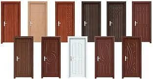 Fiber doors |Wood doors| PVc Doors|Panal Doors|Furniture| Water proof 3