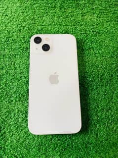 iPhone 13 White Colour 128GB (JV) 10 by 9 Side Glass Break Baqi All Ok