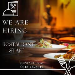 Restaurant Staff || Urgent Hiring || Jobs in Lahore