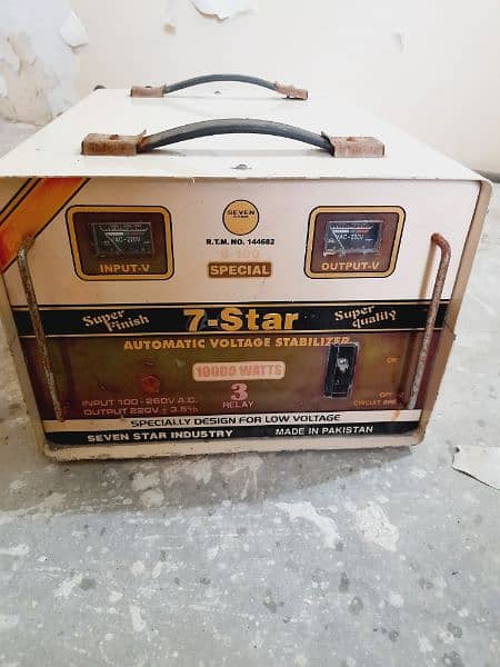 7 star stebilizer 10000 Watts 0