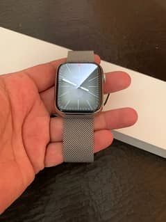 Apple Watch steenless steel 7series 45mm silver gps+celluler