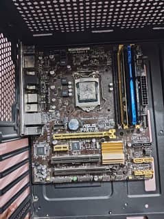 ASUS B85M-E 4th Gen Mb and Processer With Ram