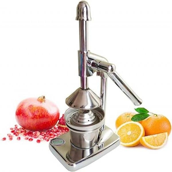 Manual Juicer, Stainless Steel Hand Press Citrus Presser With Stainle 4