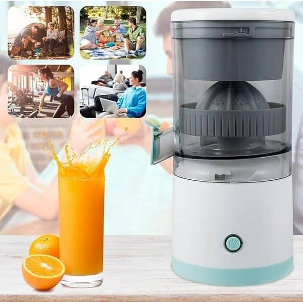 Portable Electric Citrus Juicer Hands-free Rechargeable Orange Lemon 1