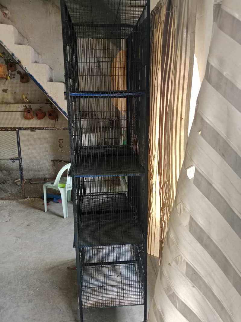 8 portion solid birds cage 5