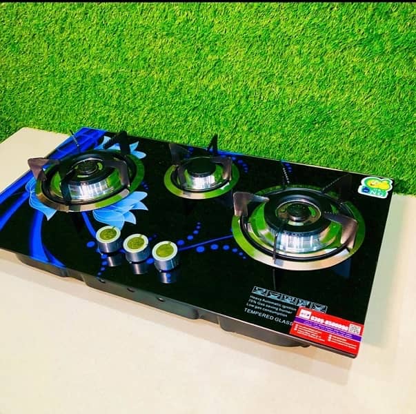 3 Burner Auto Glass Model 3 China Stove At Whole Sale 1