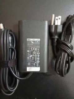 Dell Original Laptop Charger 65W Centre Pin with Power Cable 0