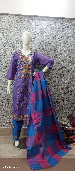 dresses cotton 2pc more design 0