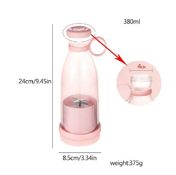 Mini Portable Electric Juicier Blender 2