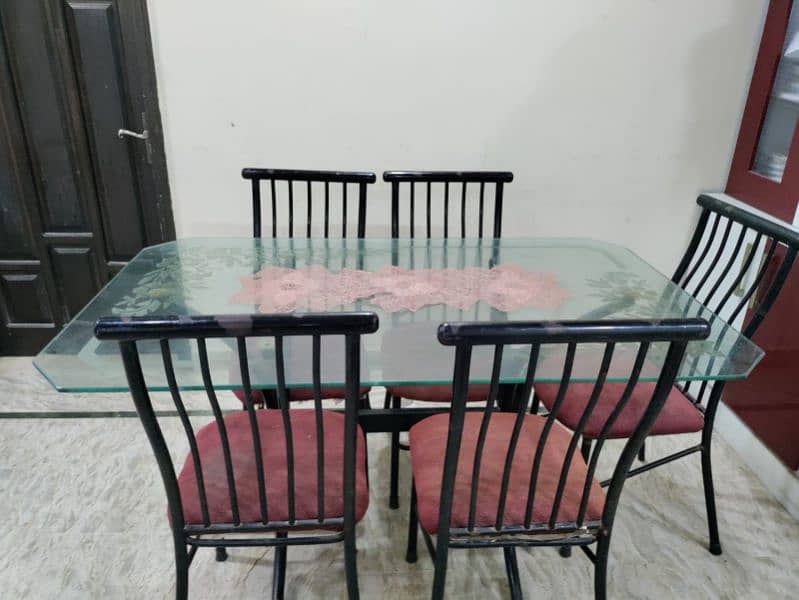 2 dining table glass top 11 chairs 1