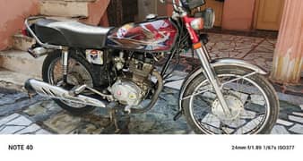 Honda 125 peshawar  invoice ma haa bilkull 0 bike haa koi maslaa nhi