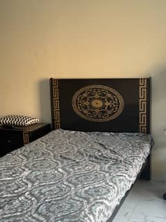 single bed pure wood